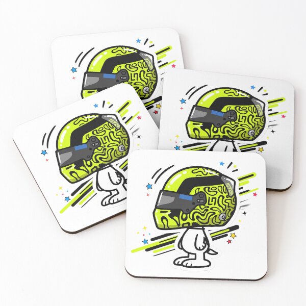 Item preview, Cute Motorsport Helmet Character Fan Art Sticker | Racing Cartoon Design designed and sold by Gurjeetpixelart.