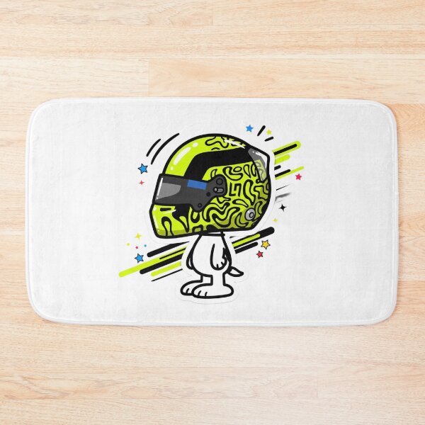 Item preview, Cute Motorsport Helmet Character Fan Art Sticker | Racing Cartoon Design designed and sold by Gurjeetpixelart.