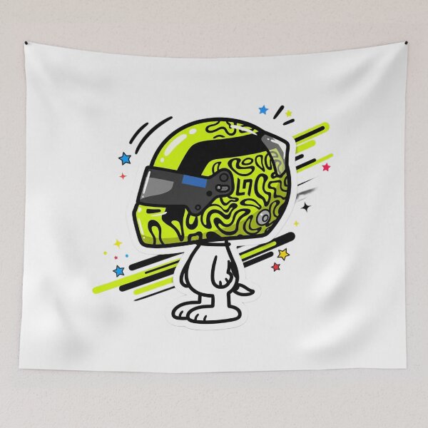 Item preview, Cute Motorsport Helmet Character Fan Art Sticker | Racing Cartoon Design designed and sold by Gurjeetpixelart.