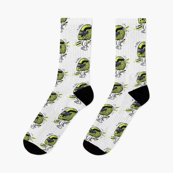 Item preview, Cute Motorsport Helmet Character Fan Art Sticker | Racing Cartoon Design designed and sold by Gurjeetpixelart.