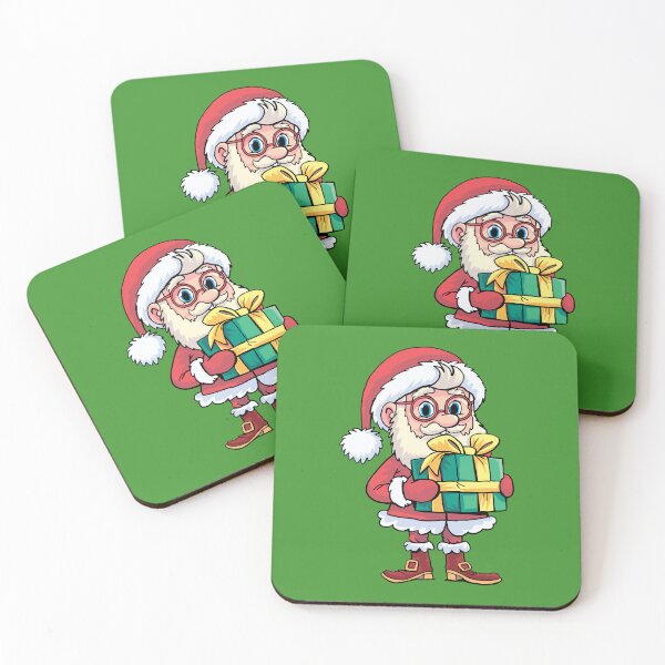 Item preview, Santa is holding a green Christmas package designed and sold by duxpavlic.