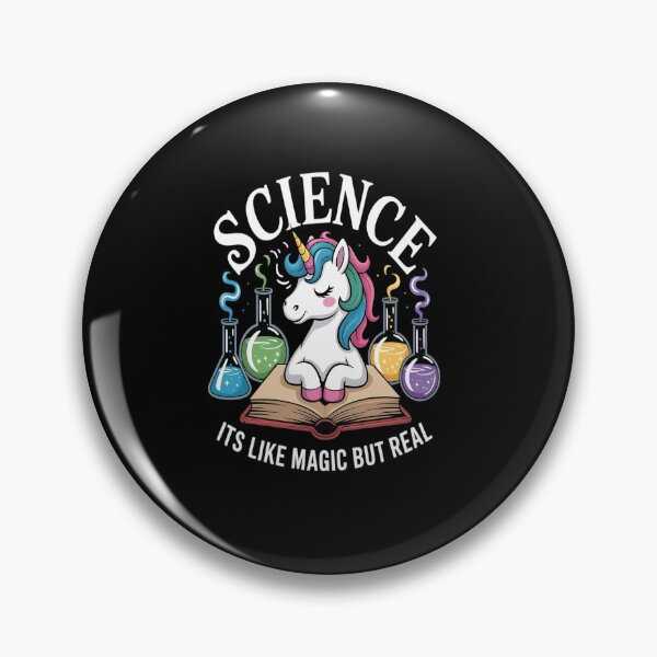 Item preview, Science Is Like Magic But Real Unicorn Funny Science designed and sold by KonopikaaArt.