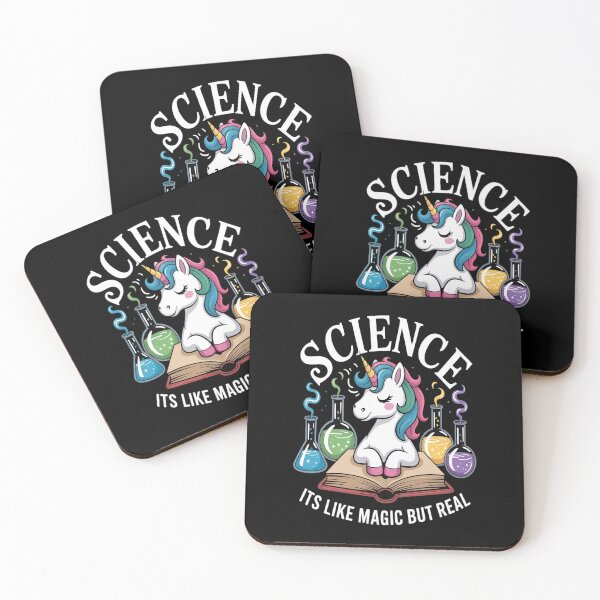 Item preview, Science Is Like Magic But Real Unicorn Funny Science designed and sold by KonopikaaArt.