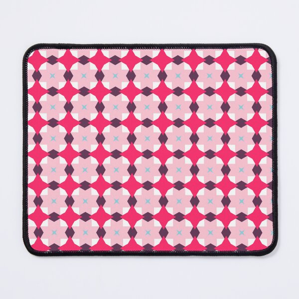 Item preview, Cute Pink Modern Wavy Checkered Herringbone Geometric Abstract Pattern designed and sold by RoyalStarsPatts.