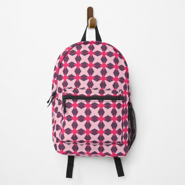 Item preview, Beautiful Pink Chevron Crosshatch Fishbone Herringbone Geometric Abstract Pattern designed and sold by RoyalStarsPatts.