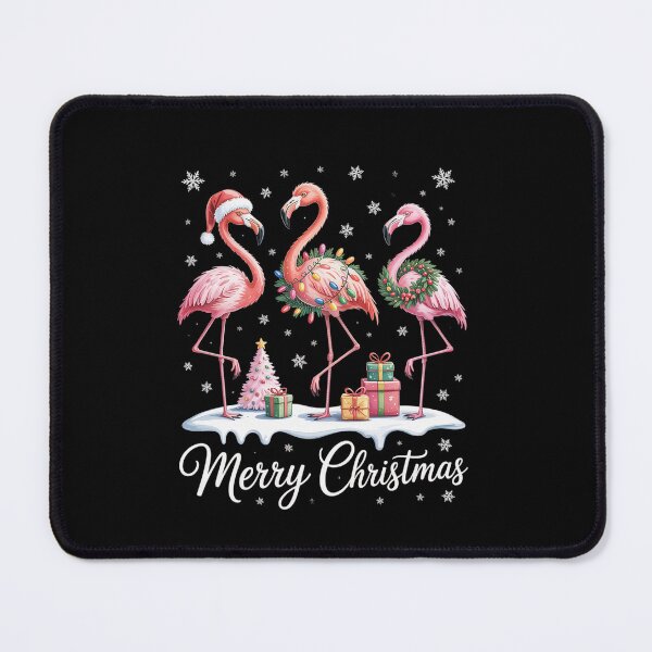 Item preview, Merry Christmas Hat Santa Flamingo designed and sold by Elenasriveras.