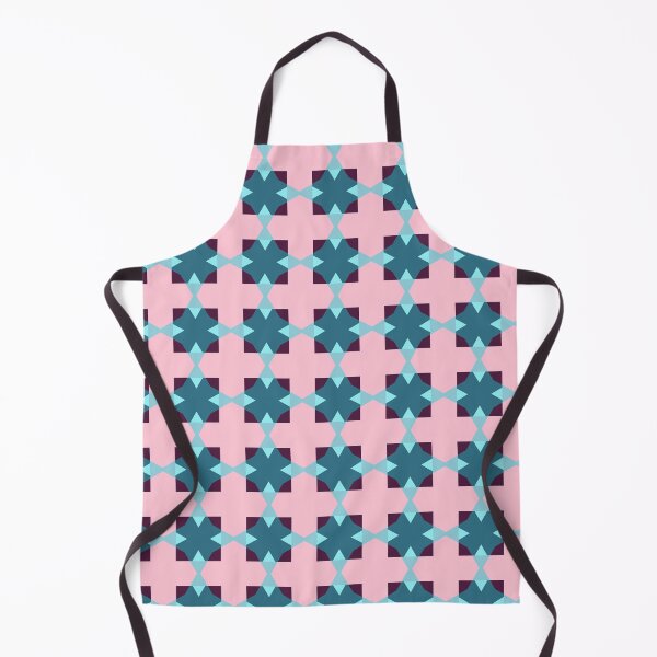 Item preview, Cute  Pink Argyle Cross Herringbone Geometric Abstract Pattern Blue  designed and sold by RoyalStarsPatts.