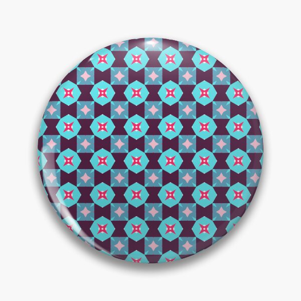 Item preview, Beautiful Pink Chevron Crosshatch  Blue Herringbone Geometric Abstract Pattern designed and sold by RoyalStarsPatts.