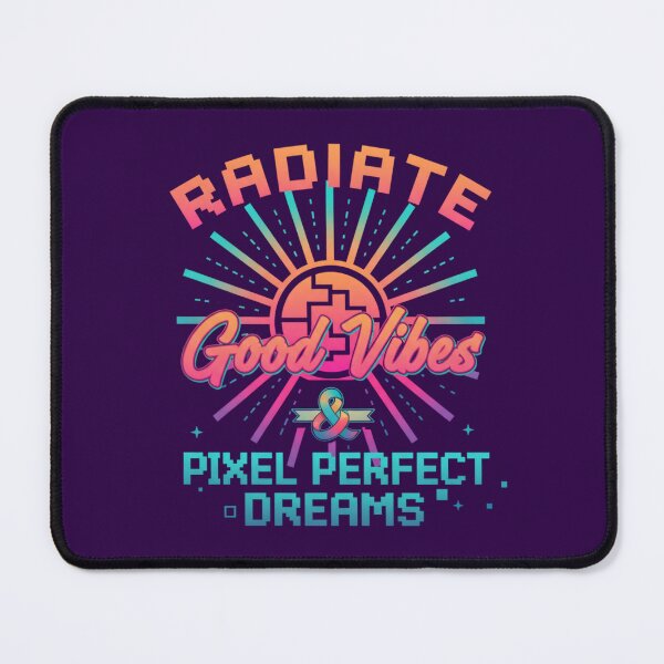 Item preview, Radiate Good Vibes: Pixel Perfect Dreams designed and sold by KiddoCavePrints.