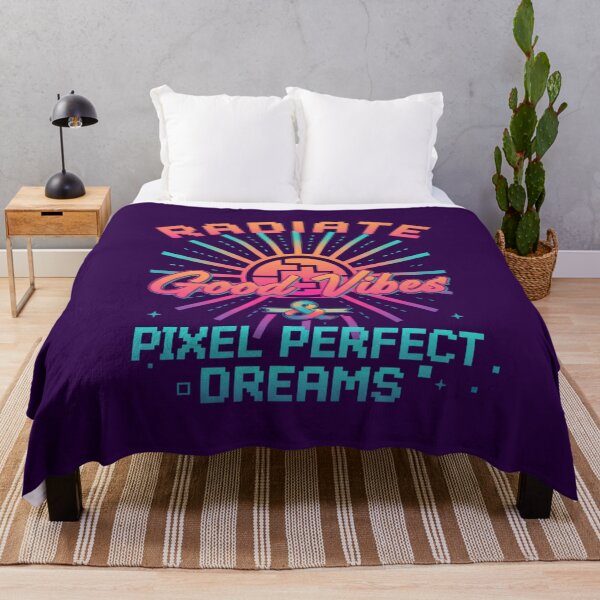 Item preview, Radiate Good Vibes: Pixel Perfect Dreams designed and sold by KiddoCavePrints.