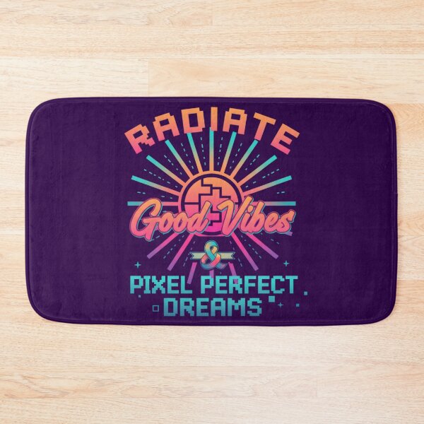 Item preview, Radiate Good Vibes: Pixel Perfect Dreams designed and sold by KiddoCavePrints.