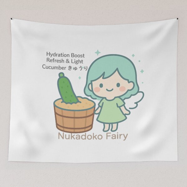 Item preview, Nukadoko Fairy – Cucumber Edition | Cooling & Refresh Japanese Fermentation Art designed and sold by Yohei-Studio.