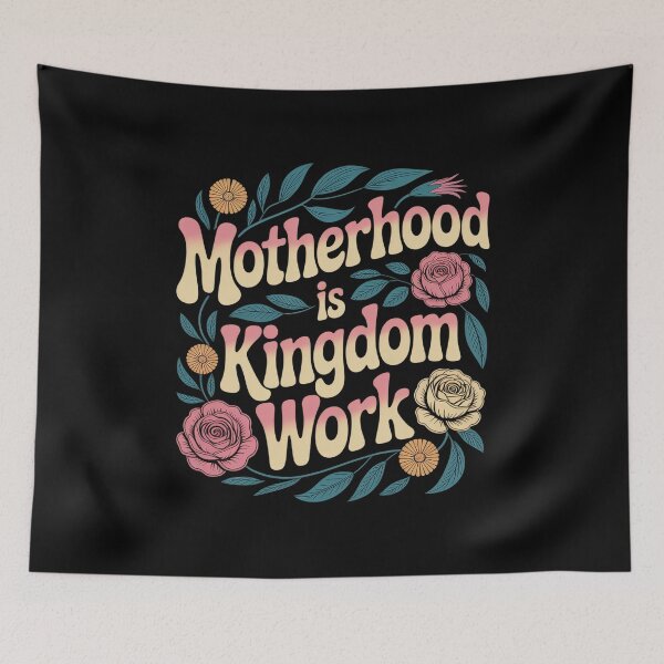 Item preview, Motherhood Is Kingdom Work Floral Mothers Day designed and sold by Elenasriveras.