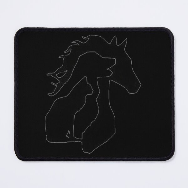 Item preview, Horse Dog Cat Silhouette designed and sold by pwyyjotdqwu98.