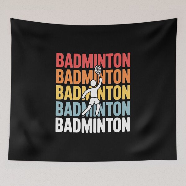 Item preview, Setback game Shuttlecock Sport badminton retro for men designed and sold by KonopikaaArt.