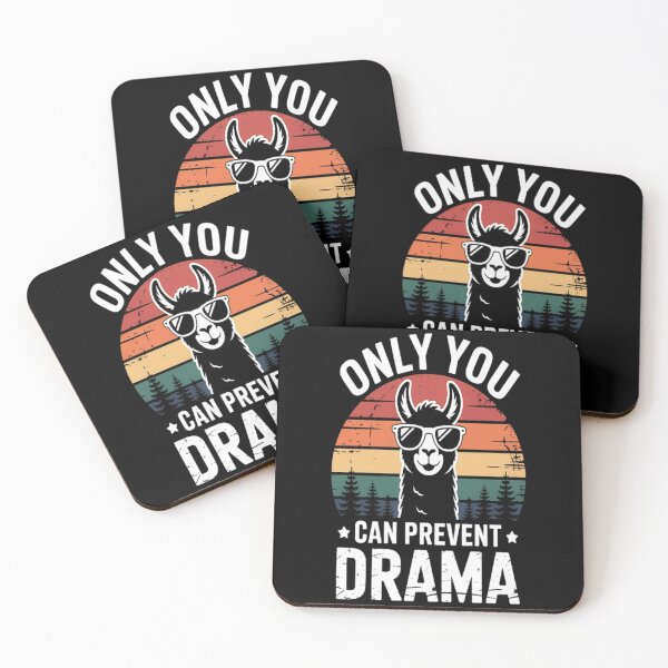 Item preview, Only you can prevent drama Llama designed and sold by LacostCarl.