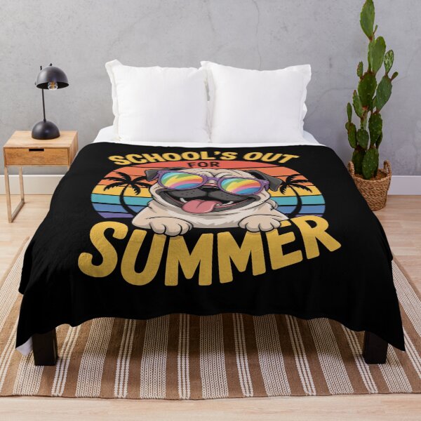 Item preview, School'S Out For Summer Pug Graduation Teacher designed and sold by RayhendersonArt.