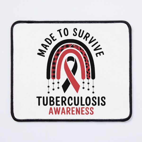 Item preview, Rainbow Tuberculosis Awareness Red Ribbon designed and sold by yvonnickStore.