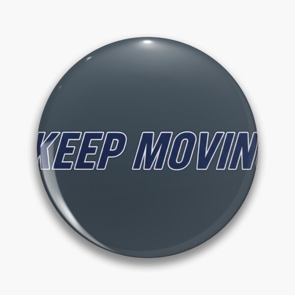 Item preview, KEEP MOVING - Dynamic Slanted Text Design for Running, Fitness, and Motivation designed and sold by VibeNationArt.