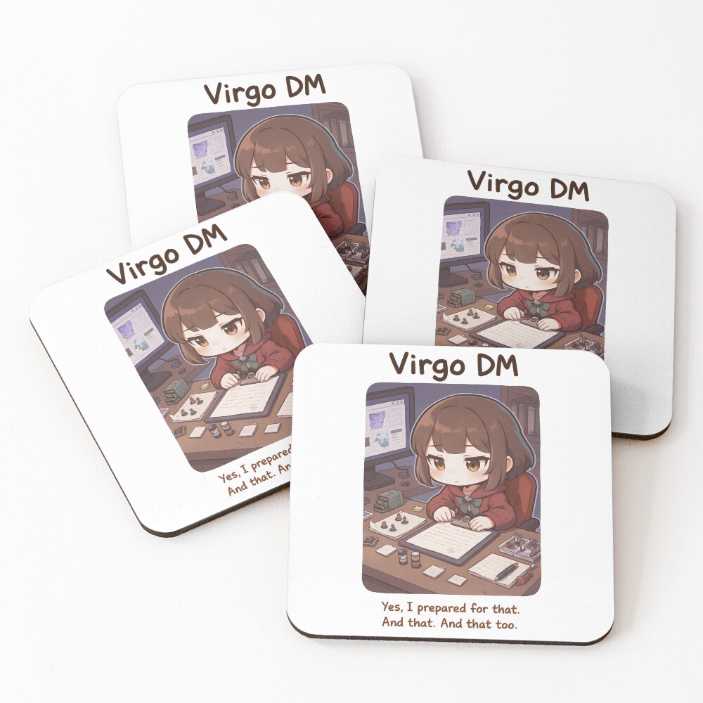 Item preview, Coasters (Set of 4) designed and sold by RpgTools.