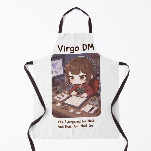 Item preview, Virgo DM – Precise Dungeon Master Sticker designed and sold by RpgTools.