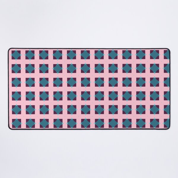 Item preview, Cute Pink Cross Tangerine Crosshatch  Blue Herringbone Geometric Abstract Pattern designed and sold by RoyalStarsPatts.