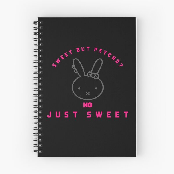 Item preview, Sweet but Psycho No Just Sweet Kawaii Bunny Pink Aesthetic Design designed and sold by FusionTeeDesign.