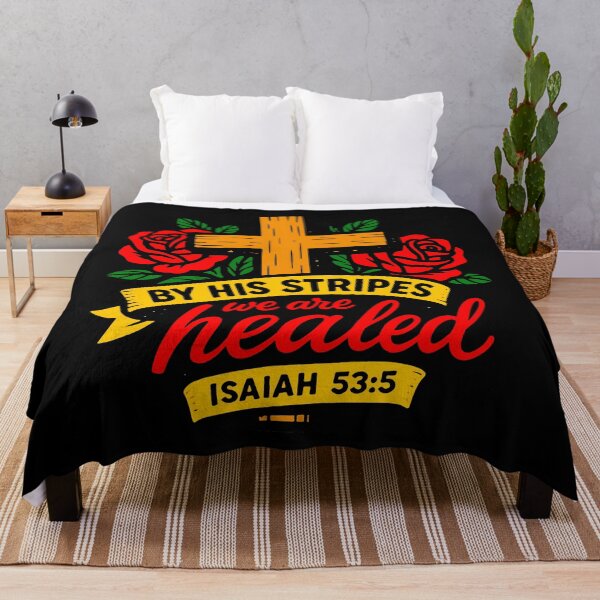 Item preview, Isaiah 53:5 By His Stripes We Are Healed designed and sold by plushism.