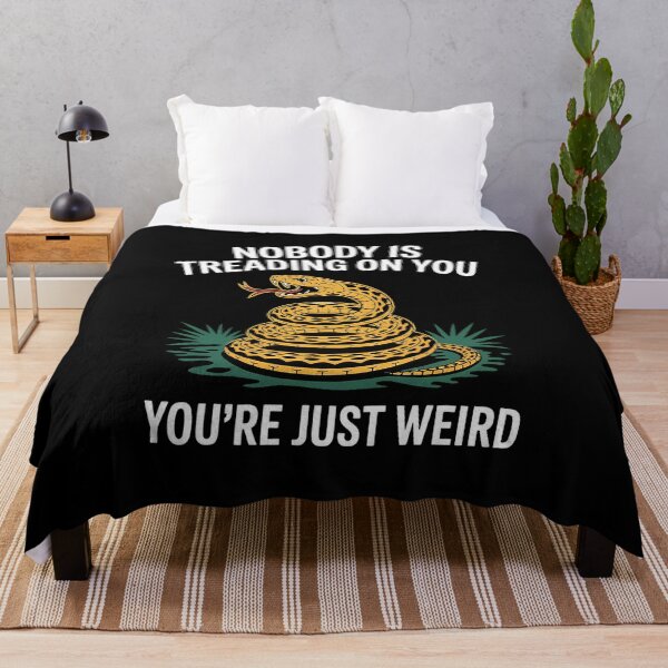 Item preview, Nobody's Treading On You. You're Weird. Funny Election Snake designed and sold by GamtosMintys.