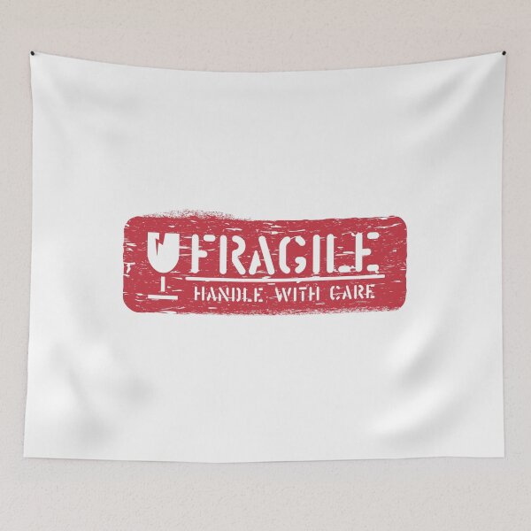 Item preview, fragile handle with care designed and sold by itswallcraft.