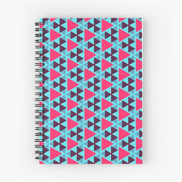 Item preview, Cute Triangle Fishbone Subway Herringbone  Geometric Abstract Pattern Blue Pink designed and sold by RoyalStarsPatts.