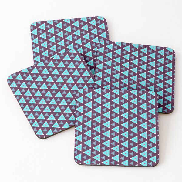 Item preview, Beautiful Chevron Star Subway Tile Herringbone Geometric Abstract Pattern Blue Pink designed and sold by RoyalStarsPatts.
