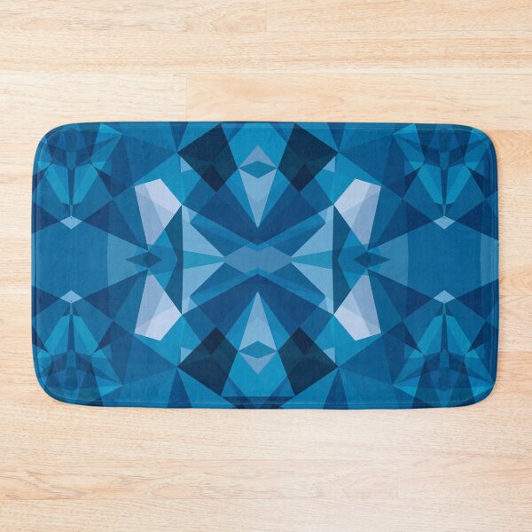 Item preview, Beautiful Blue Modern Crosshatch  Herringbone Abstract Pattern designed and sold by RoyalStarsPatts.