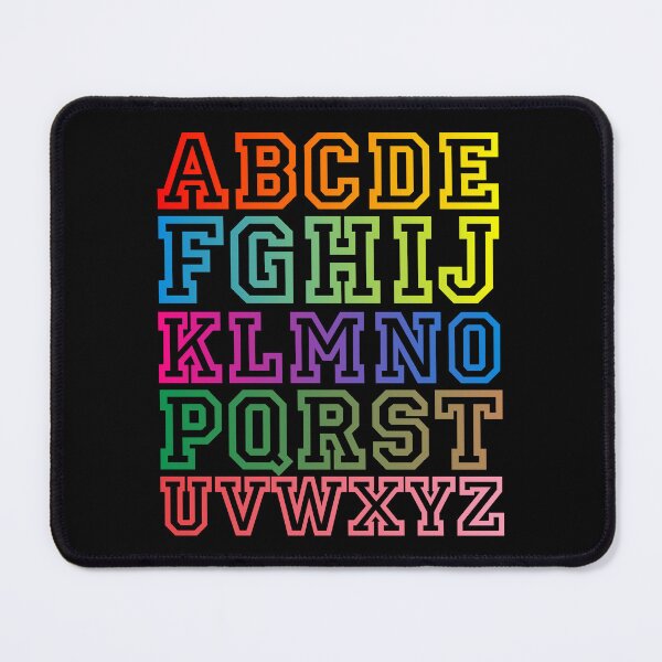 Item preview, Colorful Varsity Alphabet – Bold Retro Typography Letters Set designed and sold by NNAANN.