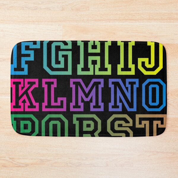 Item preview, Colorful Varsity Alphabet – Bold Retro Typography Letters Set designed and sold by NNAANN.