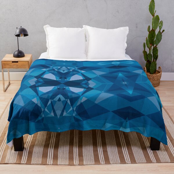 Item preview, Beautiful Blue Modern Crosshatch  Scratch Board Abstract Geometric Pattern designed and sold by RoyalStarsPatts.