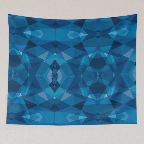 Item preview, Beautiful Blue Modern Scratch Board Herringbone Geometric Abstract Pattern designed and sold by RoyalStarsPatts.