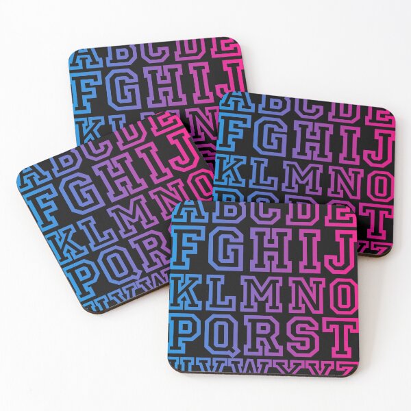 Item preview, Colorful Varsity Alphabet – Bold Retro Typography Letters Set designed and sold by NNAANN.