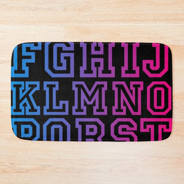 Item preview, Colorful Varsity Alphabet – Bold Retro Typography Letters Set designed and sold by NNAANN.