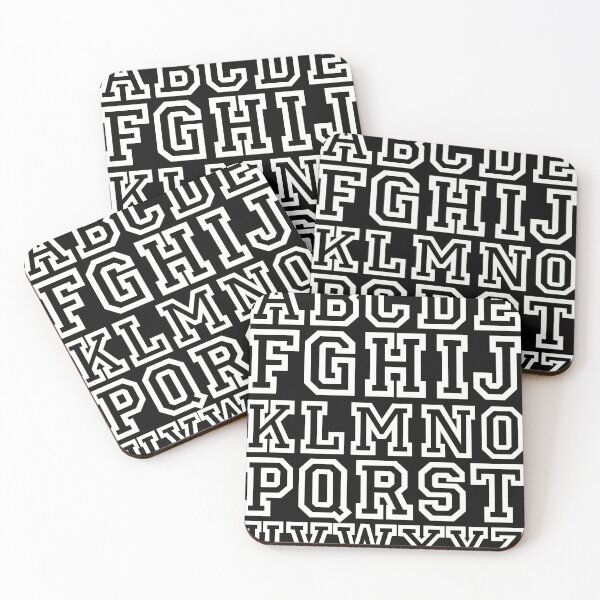 Item preview, Colorful Varsity Alphabet – Bold Retro Typography Letters Set designed and sold by NNAANN.