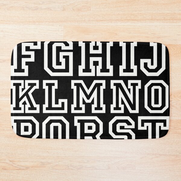 Item preview, Colorful Varsity Alphabet – Bold Retro Typography Letters Set designed and sold by NNAANN.