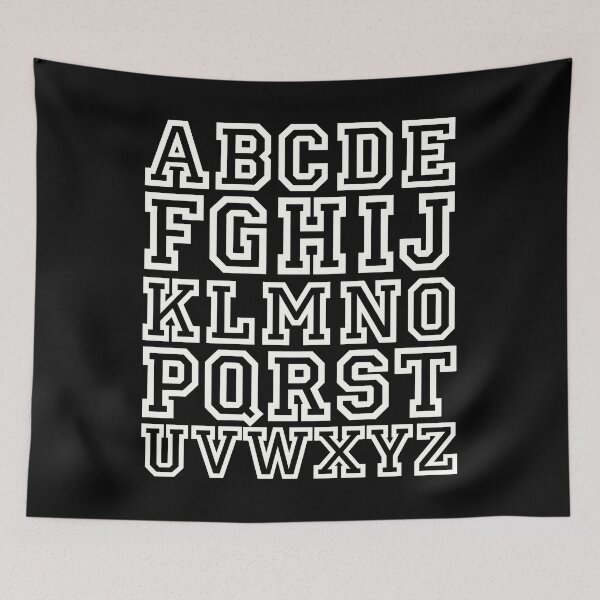 Item preview, Colorful Varsity Alphabet – Bold Retro Typography Letters Set designed and sold by NNAANN.