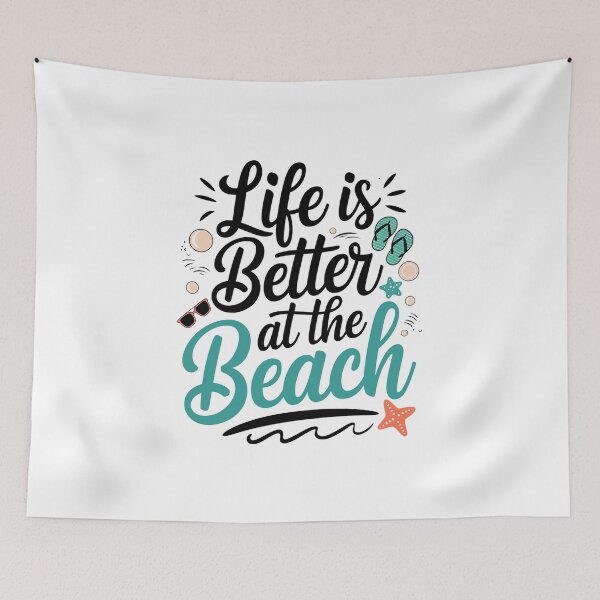 Item preview, Life is better at the beach summer vacation family designed and sold by TijanaARTSt88.
