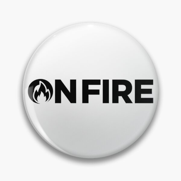 Item preview, ON FIRE - Bold Motivational Typography designed and sold by VibeNationArt.
