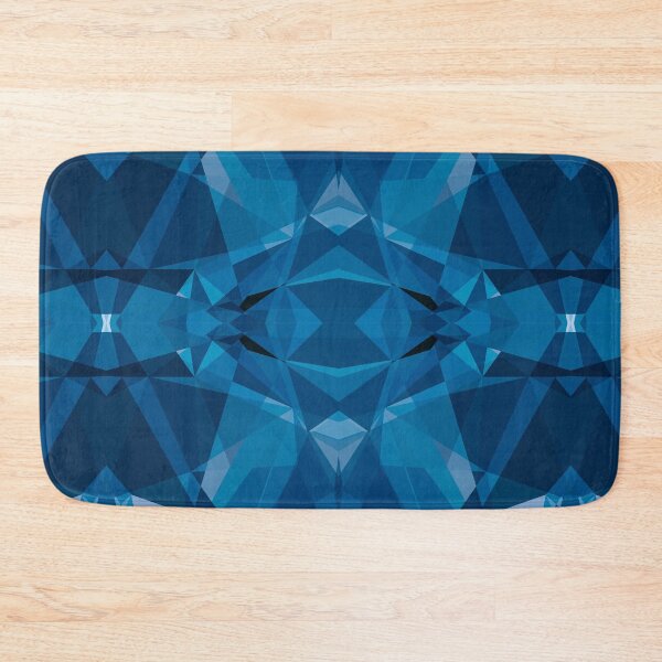 Item preview, Cute Blue Scratch Abstract Geometric Pattern designed and sold by RoyalStarsPatts.
