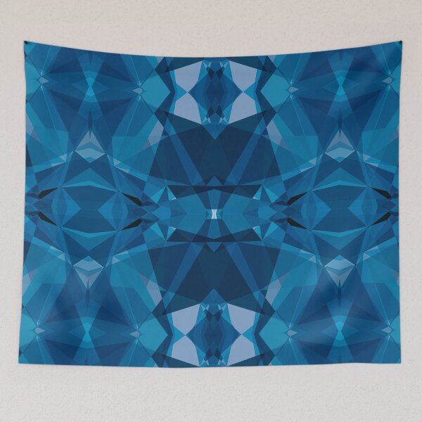 Item preview, Cute Blue Scratch Abstract Geometric Pattern designed and sold by RoyalStarsPatts.