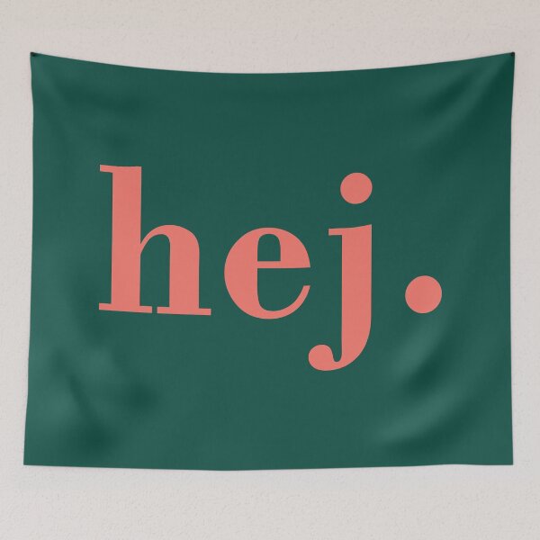 Item preview, Hej - Swedish Word for Hello designed and sold by Jeallan Designs.