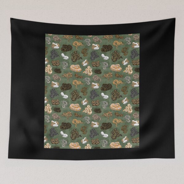 Item preview, Ball Python Morphs Pattern Moss Green designed and sold by pwyyjotdqwu98.