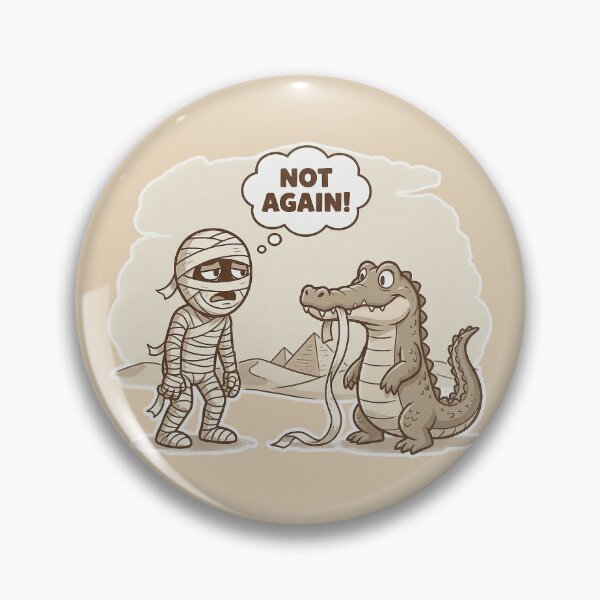 Item preview, Funny Mummy Unraveled by Crocodile - Not Again! designed and sold by zzz888.