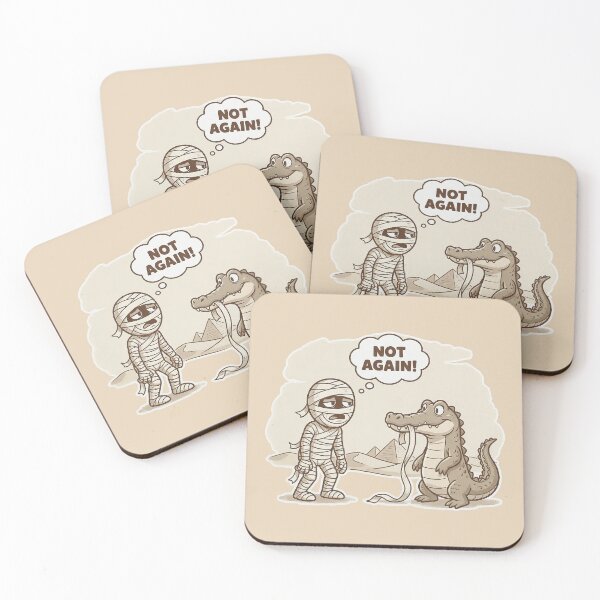 Item preview, Funny Mummy Unraveled by Crocodile - Not Again! designed and sold by zzz888.